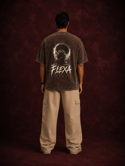 Void Pulse - Acid Washed Oversized T-Shirt