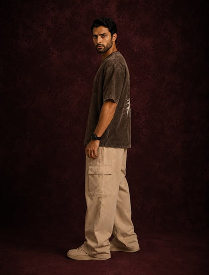 Void Pulse - Acid Washed Oversized T-Shirt