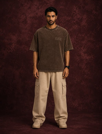 Void Pulse - Acid Washed Oversized T-Shirt