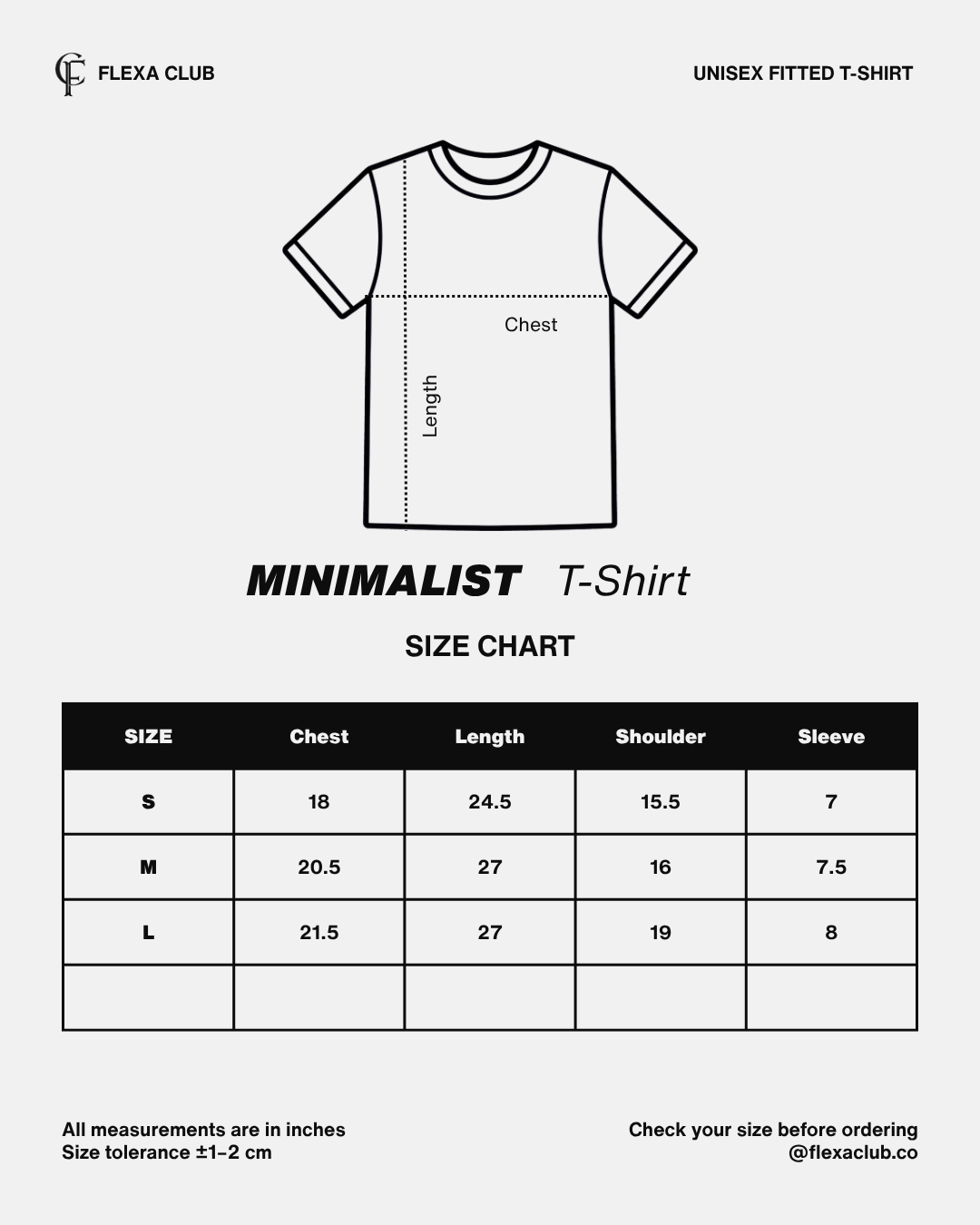 Minimalist Fitted Roundneck T-Shirt | Flexa Club